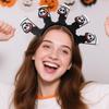 Halloween Ghost Headband Ghost Hair Accessories Sequined Hairband For Party Kids Photo Prop Renaissance Fair Birthday