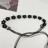 Ethnic Women's Belt Floral Dress Jeans Belt Versatile Leather Waist Rope  Waist Accessories