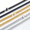 10 pieces width 1.5mm/2mm/2.4mm/3mm stainless steel box chain necklace DIY men's and women's jewelry making