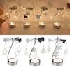 Silver Candle Holder Home Decoration Valentine's Gift Rotating Candlestick Party Decor Romantic Carousel Christmas Candle Stand