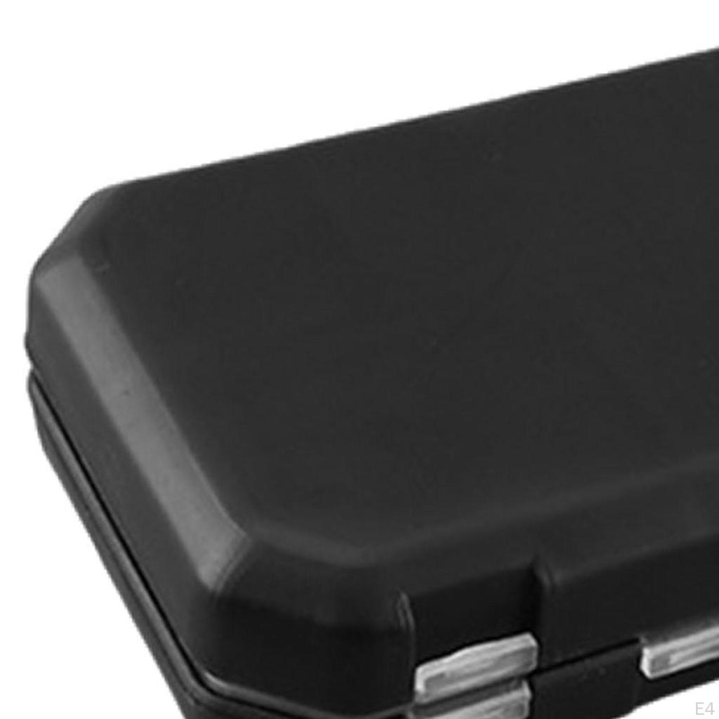 Easy-to-carry Double-sided Waterproof Fishing Tackle Box with Lightweight, Removable Dividers.