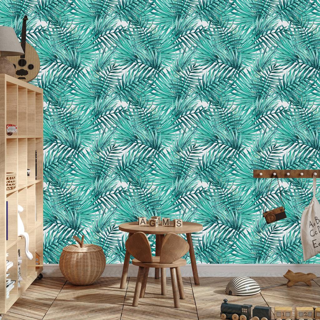 Palm Leaves Wallpaper for Living Room and Bedroom 50x1000