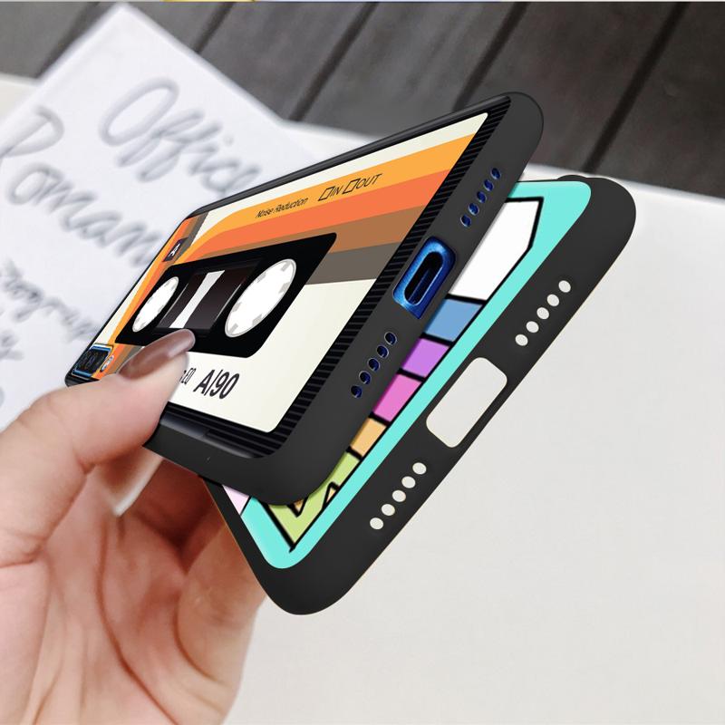 Чехол-аудиокассета Mixtape Vintage Magnetic Tape Cassette для Samsung Galaxy A54 A52 A14 5G A53 A12 A13 A71 A23 A34 A33 A21s
