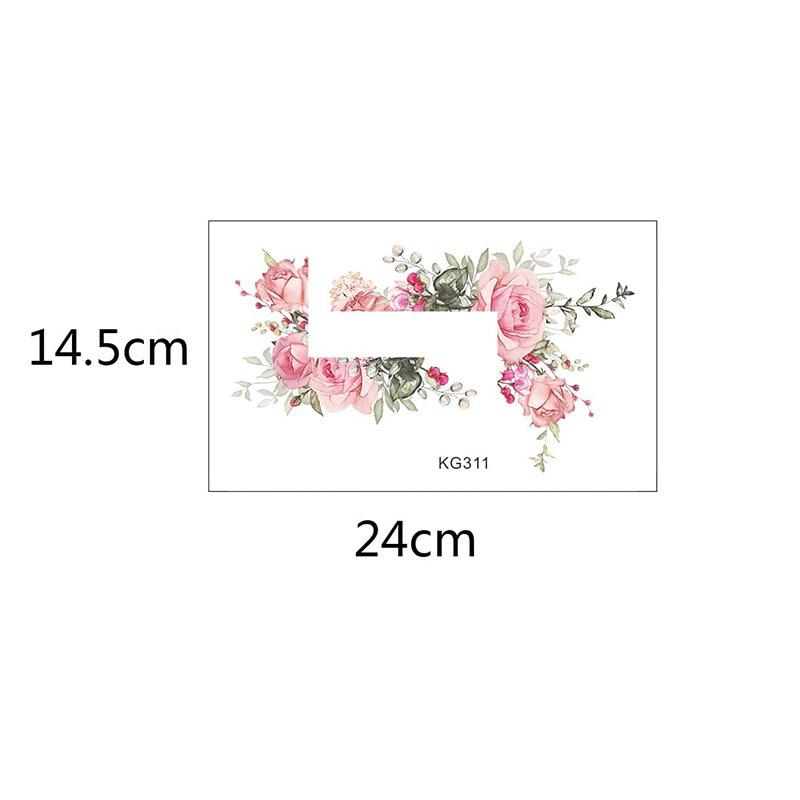 Романтичный цветок Switch Paste Home Background Beautification Декоративные наклейки на стену Самоклеящиеся обои