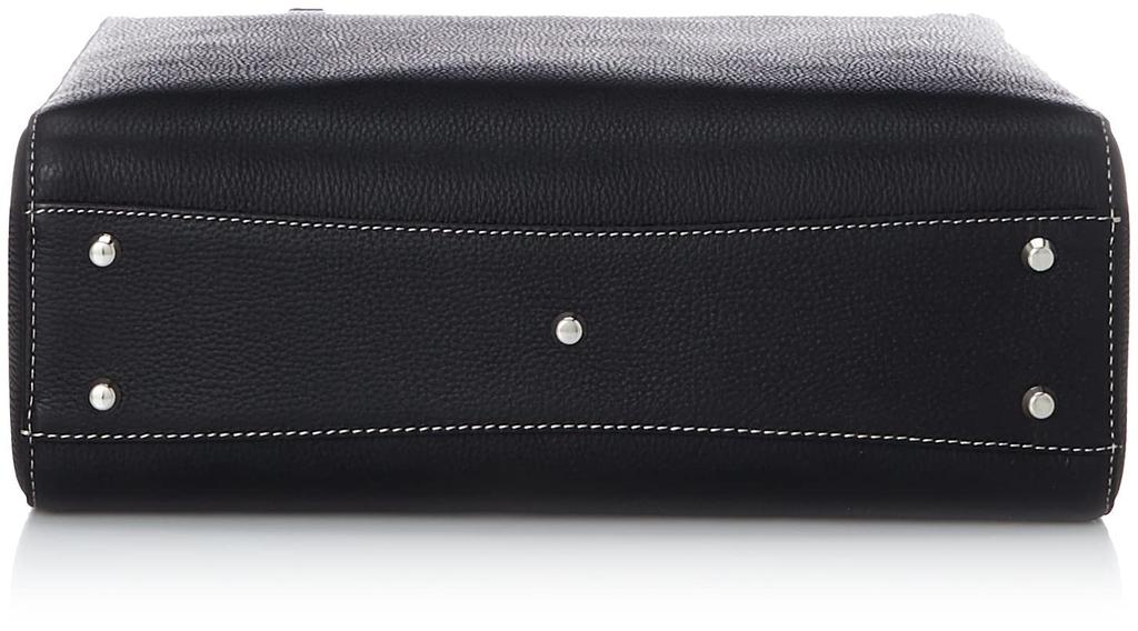 Сумка через плечо размера B5 Бежевая строчка 15521 [Kitamura] Y-1254 Женская Черный/Песочный [Черный]