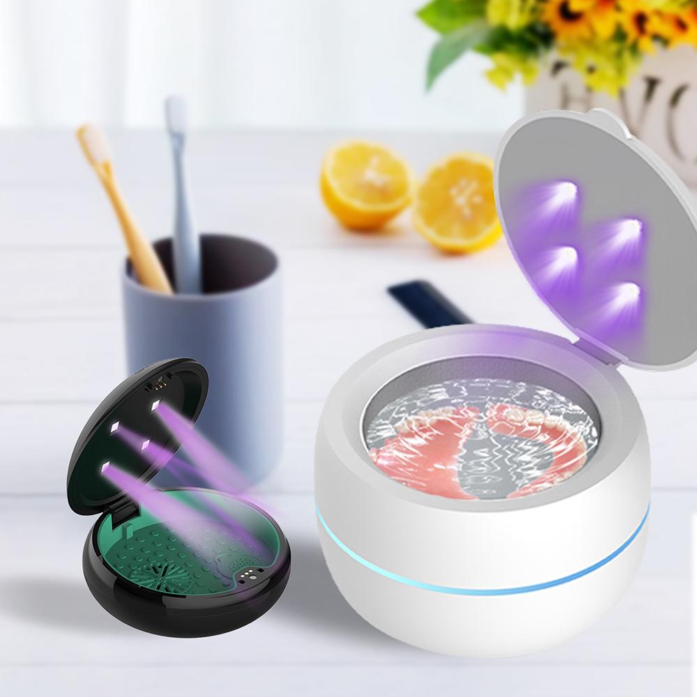 Портативный чехол для чистки зубов, 4 УФ-стерилизатора, брекеты, коробка для дезинфицирующего средства с вентиляционными отверстиями, выравниватель зубов, уход за зубными протезами