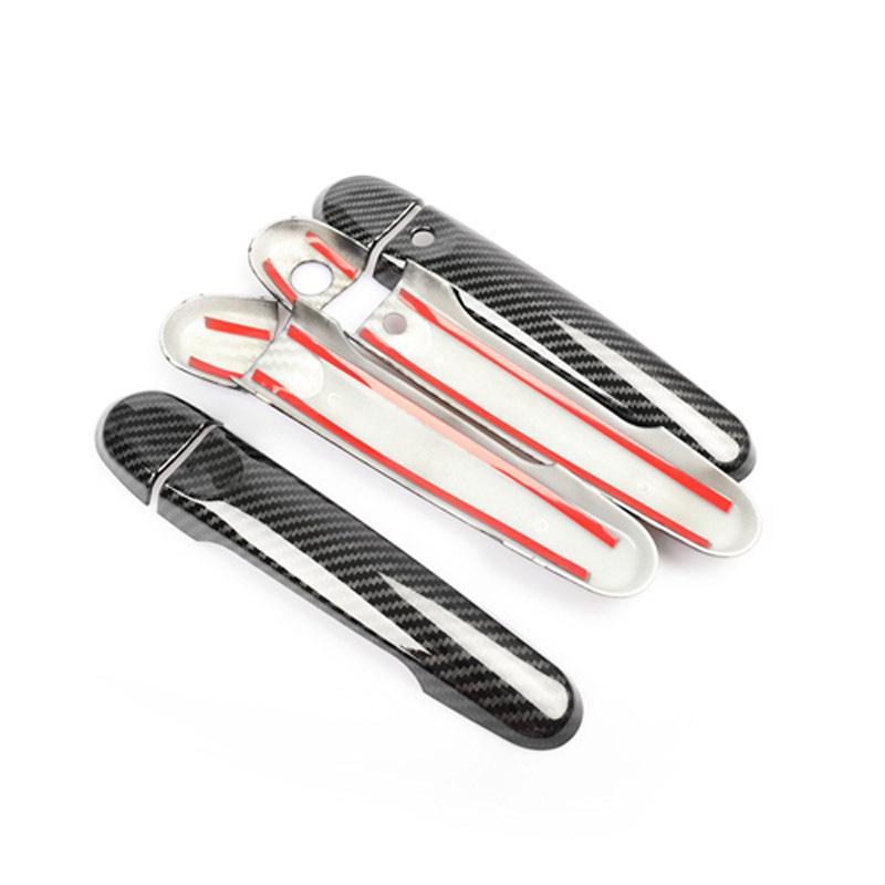 For Nissan Note Versa E12 2017 2018 8PCS Car Door Handle Bowl Protector Cover Trim Molding ABS Car Styling Accessories