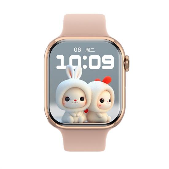 Смарт-часы для женщин, часы с GPS-трекером, 9 мини-HD-экранов, BT-вызов, пульс, кровяное давление, мужские умные часы для Apple Watch, часы IWO