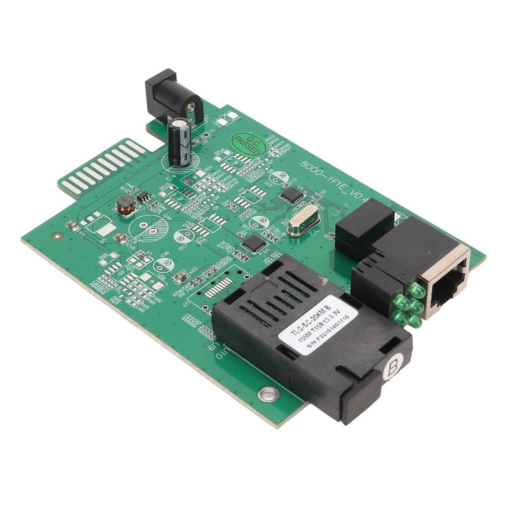 SC Fiber Ethernet-трансивер 100 Мбит/с Tx1550 нм Rx1310 нм Одноволоконный Одномодовый Порт RJ 45 Конвертер Fiber to Ethernet