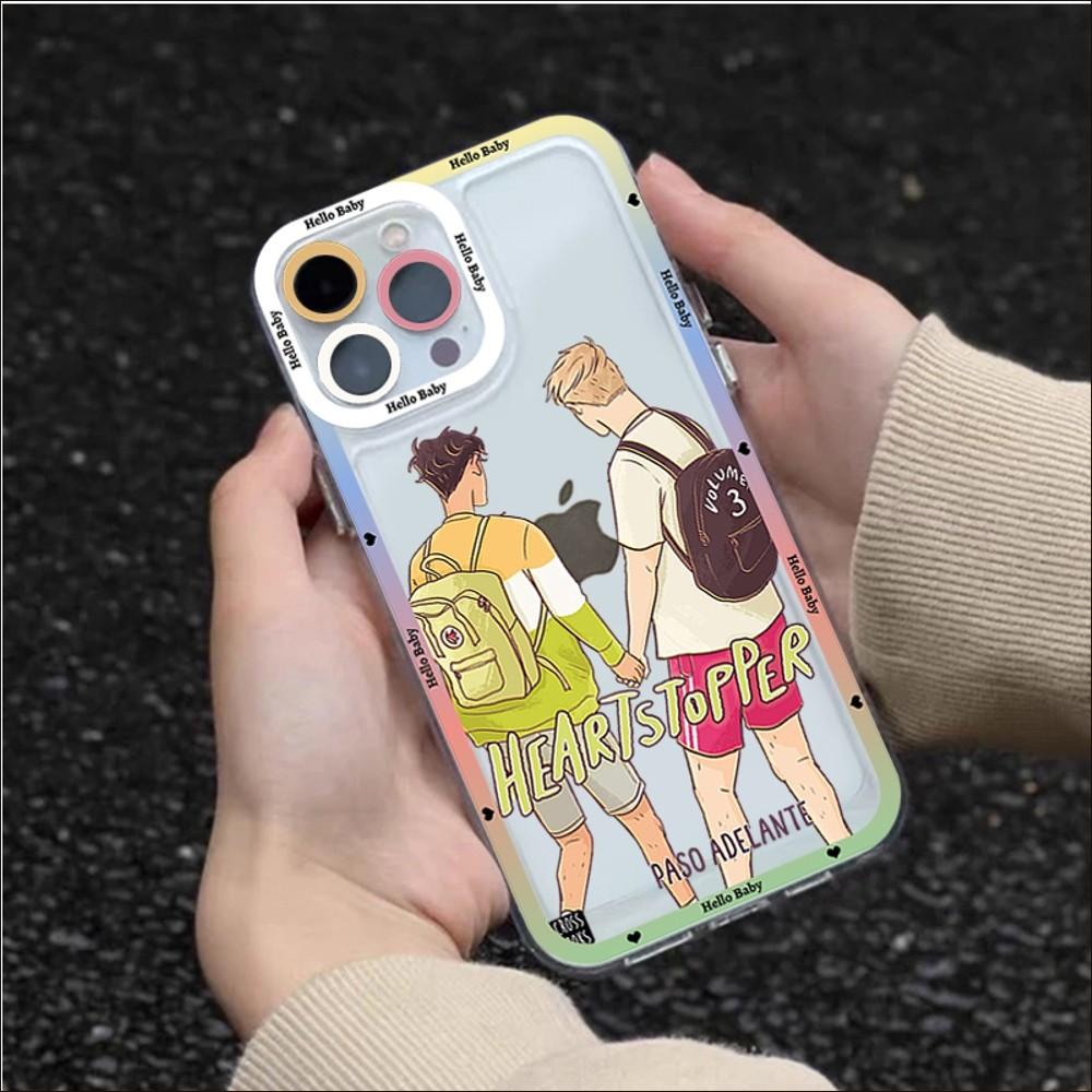 Чехол для телефона Heartstopper для IPhone 13 14 Pro Max XS XR 12 11 Pro 13 Mini 6 7 8 Plus, мягкая прозрачная задняя крышка