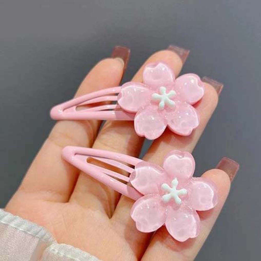 Hair Accessories Sakura Hairpin Cherry Blossom Flower Hair Claw Kawaii Sweet Barrettes Lady