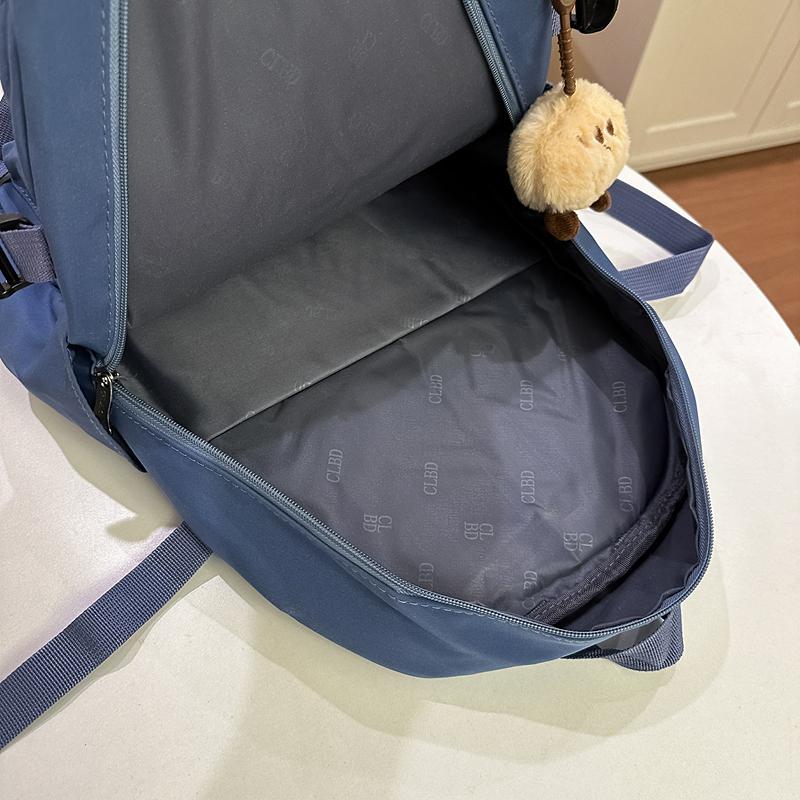 Women Large Capacity Nylon Backpack Junior School Student Schoolbag