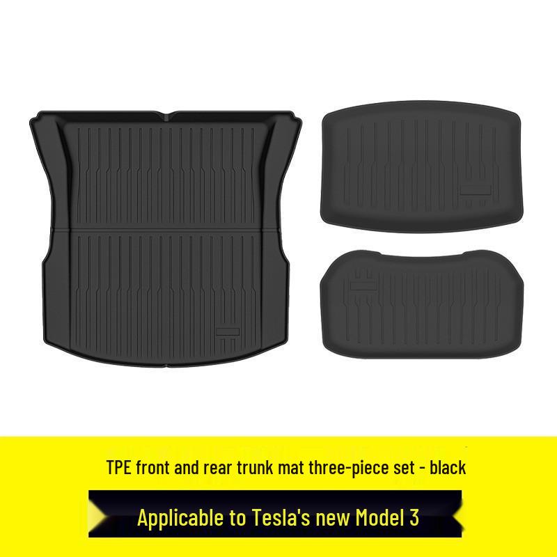 Коврики в салон Tesla Model Y/3 и коврики в багажник новой модели 3 Highland