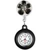 Lancardo Watch Nurse Силиконовые карманные часы с зажимом для часов, растягивающиеся часы для медсестры, милые женские аналоговые часы с цветочным узором, карманные часы, идеальный подарок для кормящих матерей