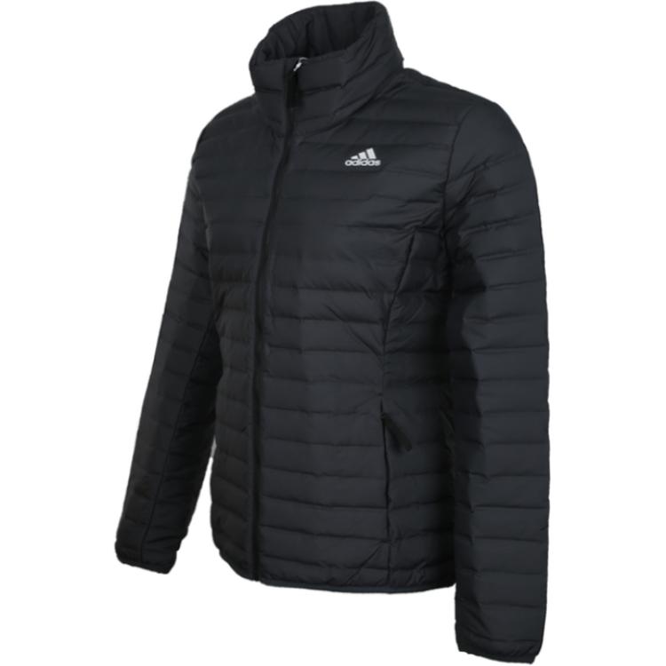 Adidas Однотонный удобный универсальный пуховик женская верхняя одежда черный CY8729