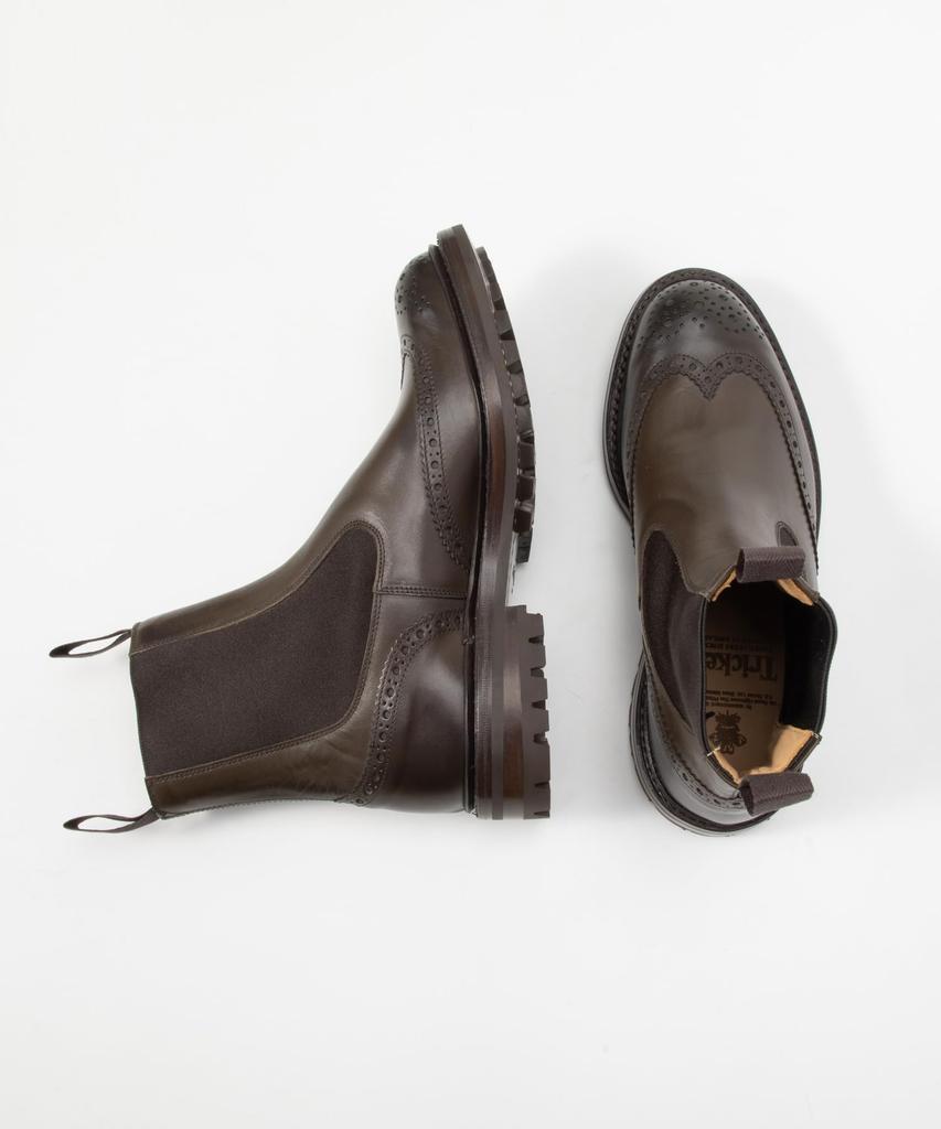 2754 Henry Epresso Полированные Ботинки с Подошвой Commando 5 Fit Tricker's Мужские [Б/у]