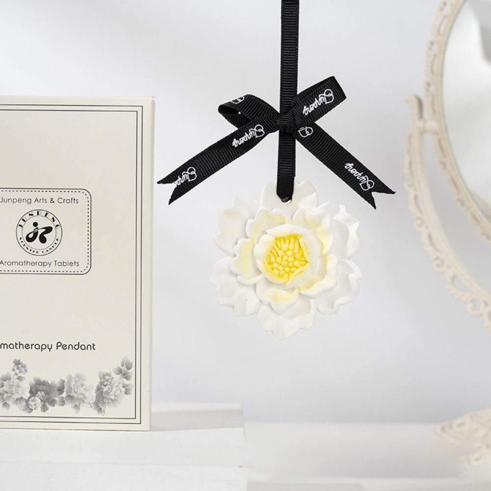 Cherry Blossom Plaster Car Perfume Pendant Gypsum Air Freshener Pendant Aromatherapy Wax Tablets