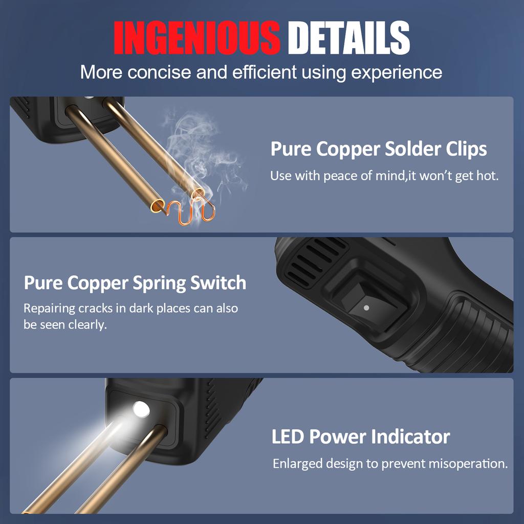 Беспроводной комплект для сварки пластика, сварочный аппарат для пластика, работающий от аккумулятора, сварочные пистолеты для пластика, набор для ремонта пластика бампера автомобиля