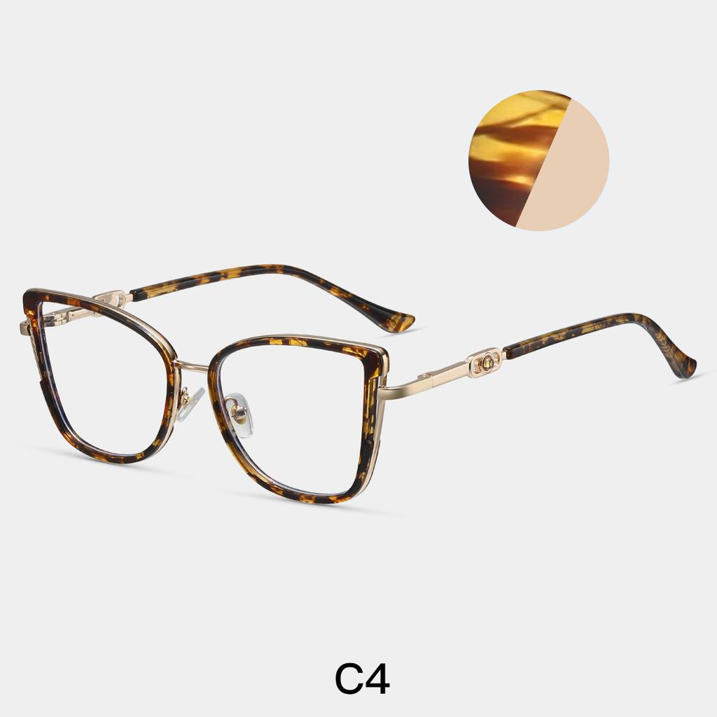 Anti Blue Light Reading Glasses For Women Fashion Optical Eyeglasses Frame Presbyopia Hyperopia Cat Eye Reading Eyewear 0 To+6.0