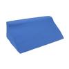 Blue Body Side Wedge Pillow with Hidden Zipper PU Leather Incline Side Wedge Pillow for Adults Side