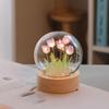 Small Girlfriend Handmade Room Decor Tulip Night Light Floral Lamp DIY Material
