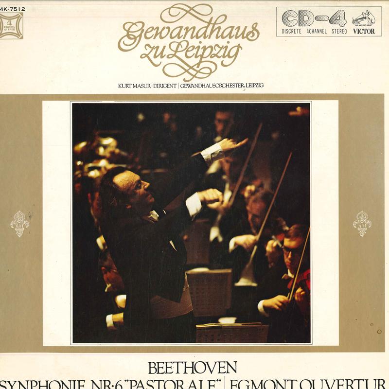 LP Record LUDWIG VAN BEETHOVEN - Symphony Nr. 6 "pastorale" CD4K7512 JVC 1972 Japan Classical Used