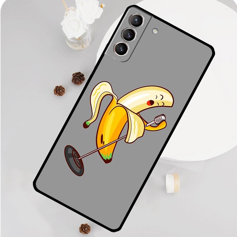 Мемы Мультяшный Смешной Банан Чехол Для Телефона Для Samsung Galaxy S23 Ultra S21 S20 FE S9 S10 Plus Note 10 20 S22 Ultra Funda