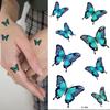 Waterproof Tattoo Stickers: English Letters, Flowers & Butterfly Sketches