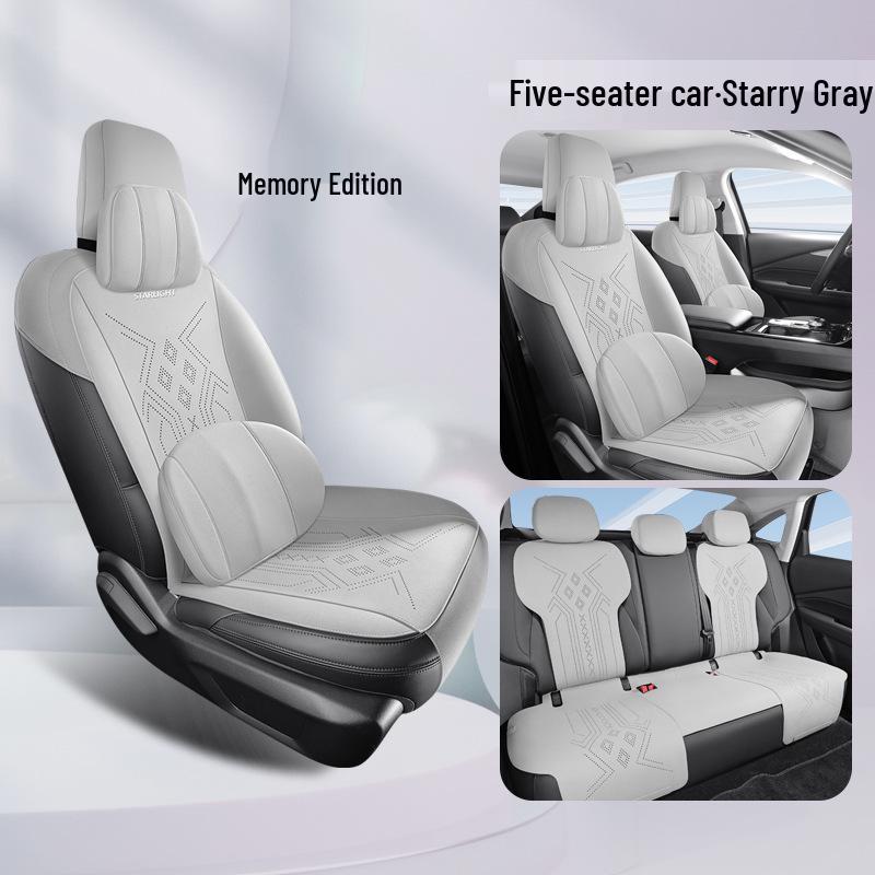 Wuling Starlight Suede Saddle Pad Car Seat Cushion - Universal Fit for All Seasons