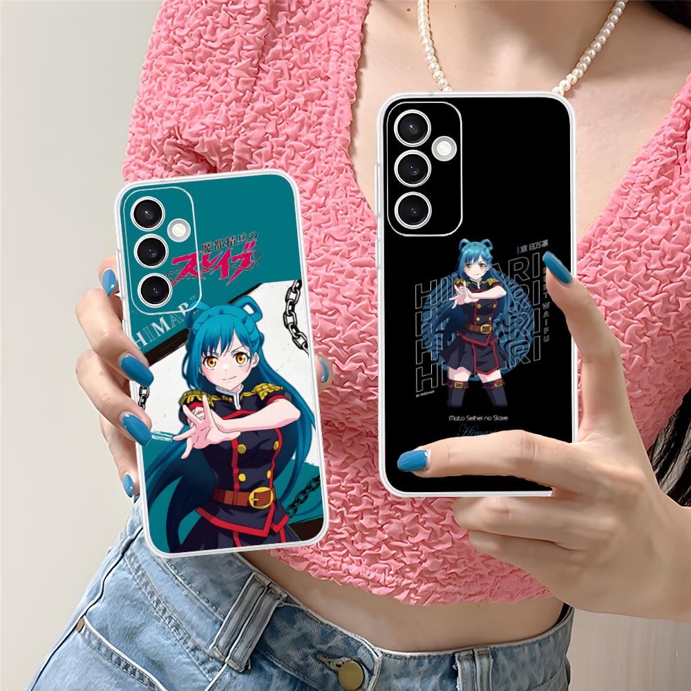 Чехол для телефона Mato seihei no slave Himari для Samsung Galaxy S25 S24 S23 S22 S21Plus FE Ультрапрозрачный Цветной Чехол Красивый Чехол