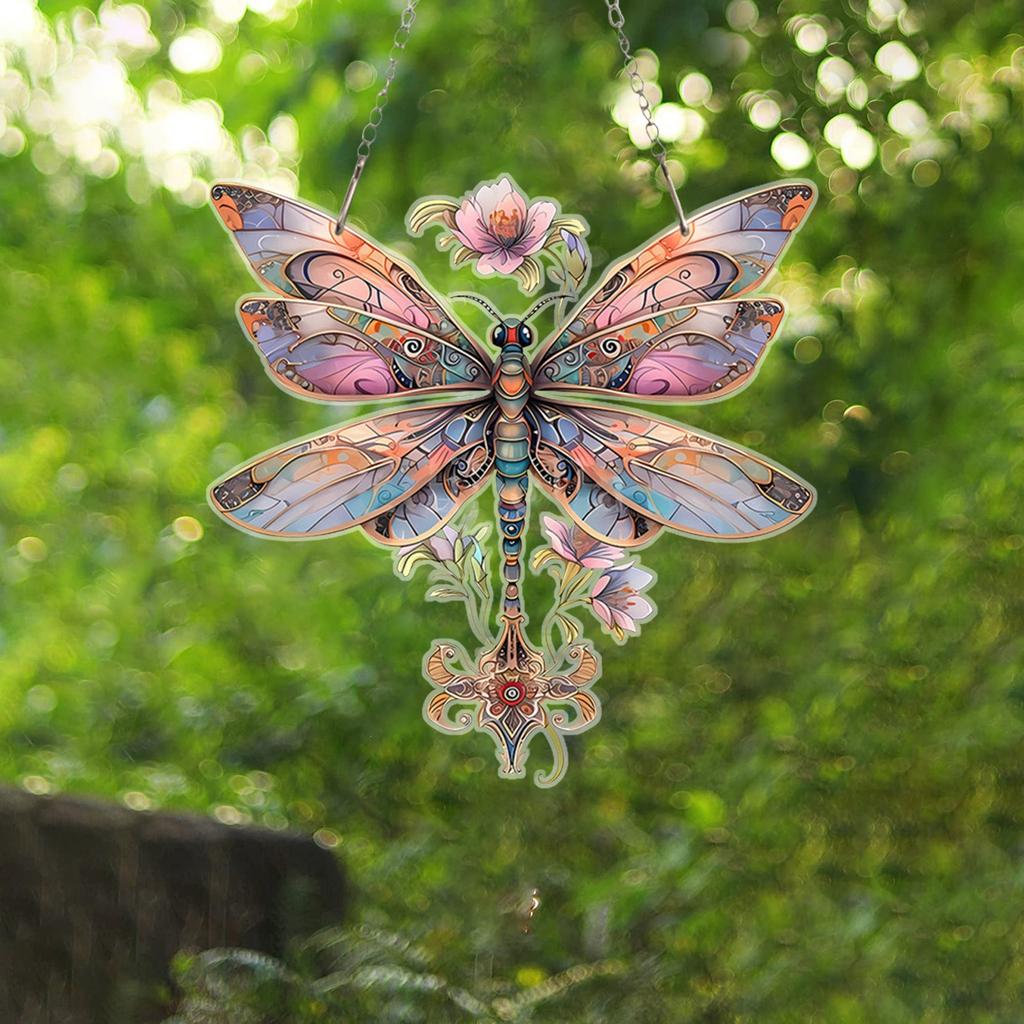 Acrylic Flat Garden Decorative Sun Catchers Decorative Pendant, Interesting Animal Pendant