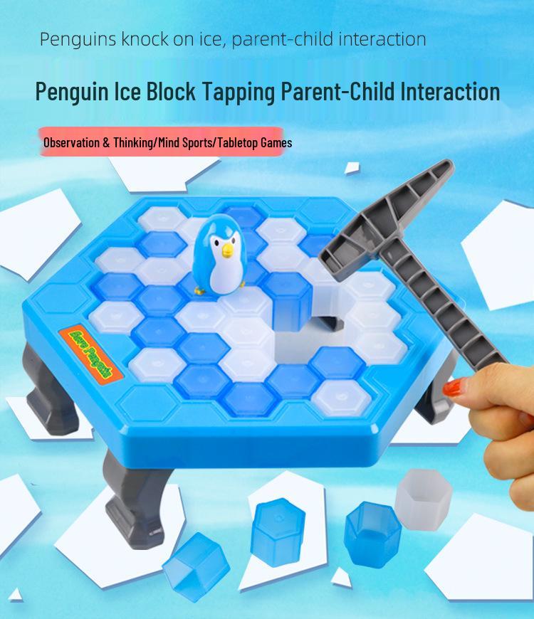 Penguin Rescue Game: Interactive Parent-Child Educational Ice Breaker Toy