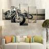 5Pcs Motorbike Motorcycle Bike Canvas Picture Wall Art Decor Paintings Poster Home Decor Room Decor Abstract 5 Panel Modern