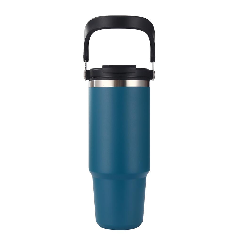 304 Stainless Steel Insulated CupCustomizable Logo Men And Women Double Wall Portable With Handle Heat-resistant Drinkware Cup