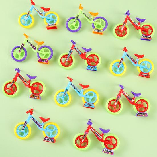 12 шт. DIY Мини-велосипед Сборная игрушка Пластиковая модель велосипеда Образовательная симуляция