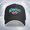 Бейсболка с цветком гибискуса Гавайев, регулируемая, полиэстер, snapback, повседневная, для пляжного отдыха, унисекс