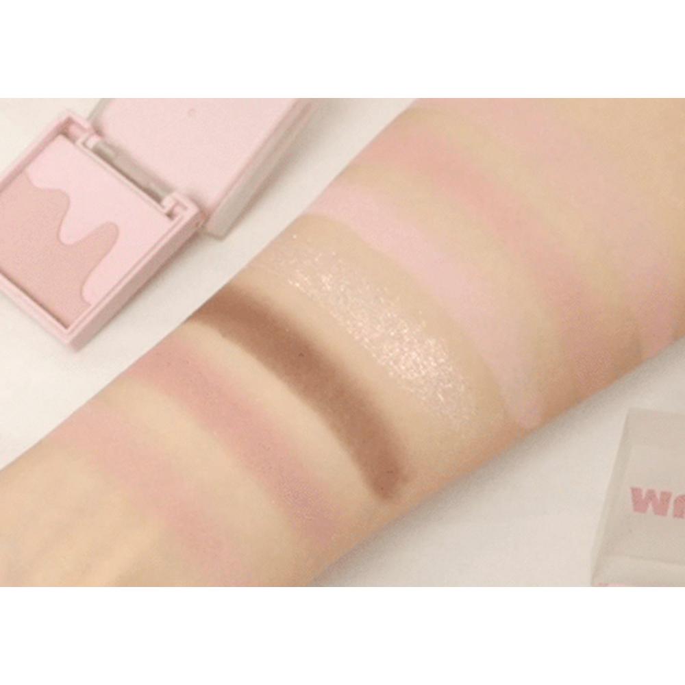 I'M MEME Multi-Cube Палетка для макияжа в холодных тонах Молочная пена Тон-в-тон, 06 Ледяной Таро, 1 штука