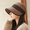 Женская ретро-модная шапка-берет, универсальная и удобная шапка-берет для путешествий на открытом воздухе осенью и зимой