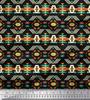 Japan Crepe Satin Fabric Geometric Southwestern Print Sewing Fabric Metre 42 Inch
