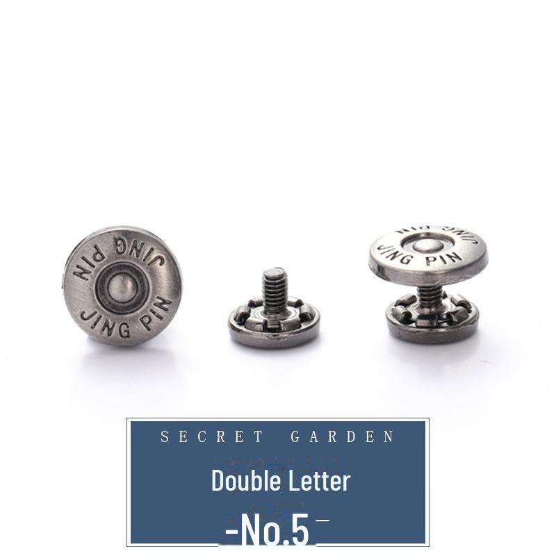 Пляжные тапочки с металлическими заклепками и съемной пряжкой: Сандалии с регулируемой высотой без гвоздей и сменными пуговицами.