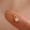 1pc Cute Mini Synthetic Zircon Fashion Necklace Story, Design Sense, Collarbone Chain