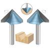 6mm 1/4inch Shank Eft &Right 90 Degree V Groove Template Router Bit Fresas Para Router Madera Fresas Para Tupia De Madeira