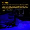 8PCS 36-LED Blue Under Car Underbody Light Underglow Lamps Kit Universal EXV