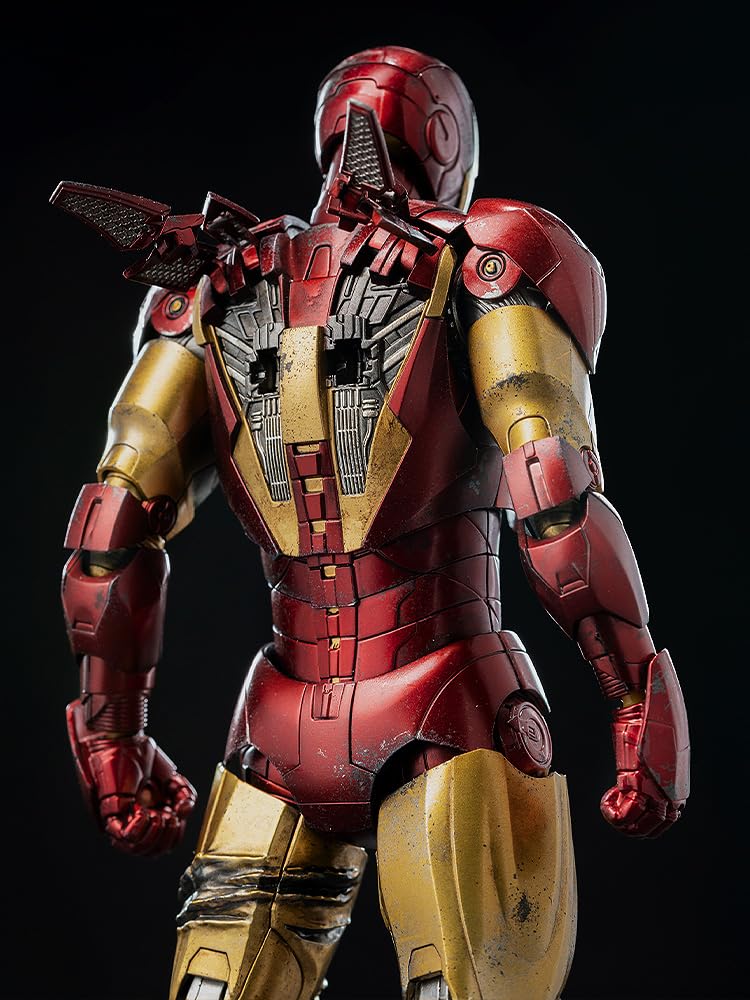 Threezero Marvel Studios' Сага Бесконечности DLX Железный Человек Марк 6 [Поврежденный в бою] масштаб 1/12 ABS