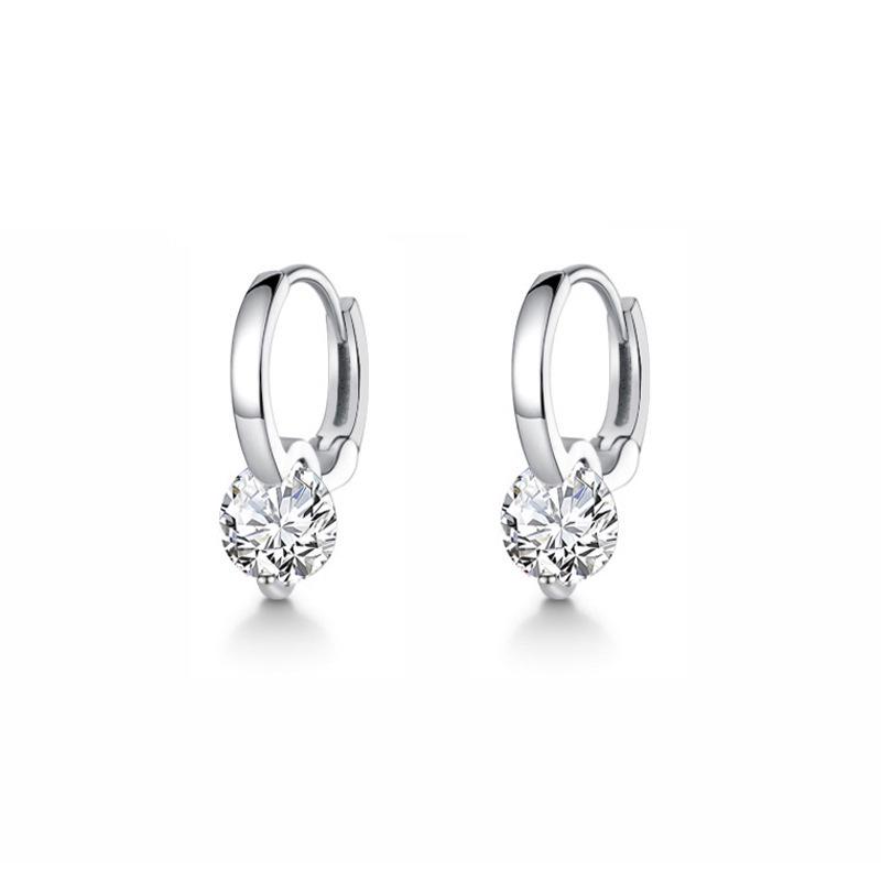 Elegant Korean-Style Zircon Earrings: High-End Fashion, Versatile Luxury for Women