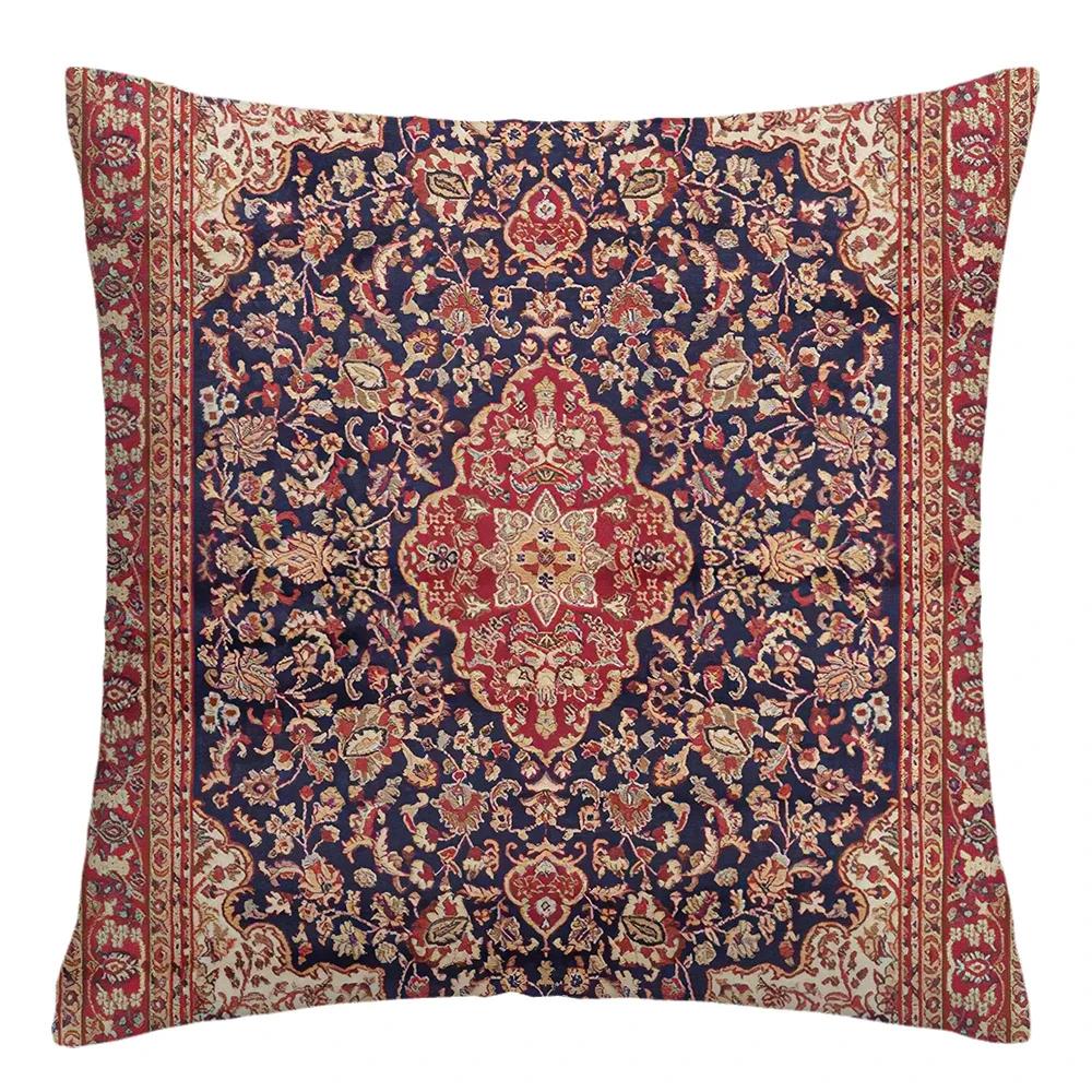 Moroccan Ethnic Cushion Cover, Short Plush Pillowcase 40x40 45x45 50x50 60x60, Sofa Decorative Cushion Cover, Home Decoration