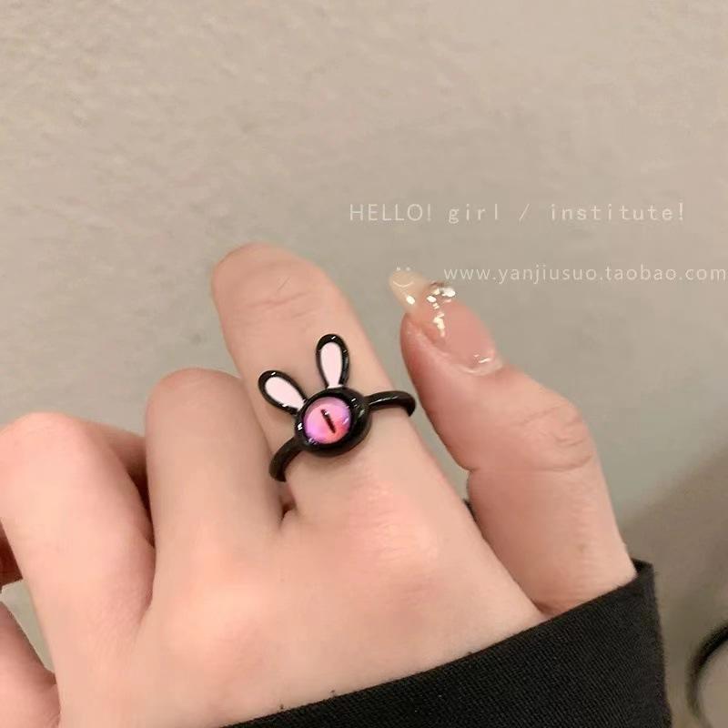 Милое детское кольцо с пандой, чувство дизайна, простой темперамент, нишевое, универсальное, сладкое, кольцо высокой ценности