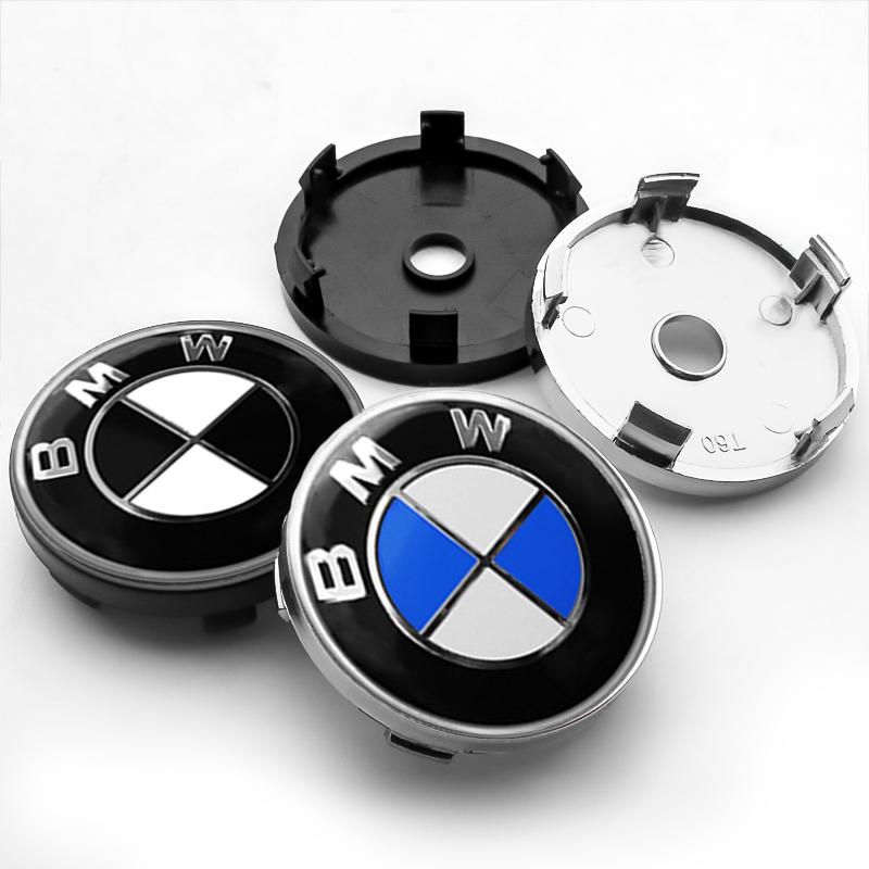 4Pc 56mm+60mm Car Logo Wheel Center Cap Emblem For BMW M Performance E46 E90 E60 F10 E39 F30 E36 F20 E87 E90 E70 Hub Cover Badge