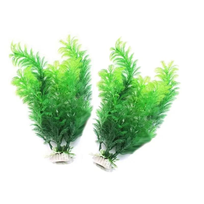 Artificial Aquarium Decor Plants Underwater Water Grass Aquatic Plastic Plants For Fish Tank Aquarium Decorations