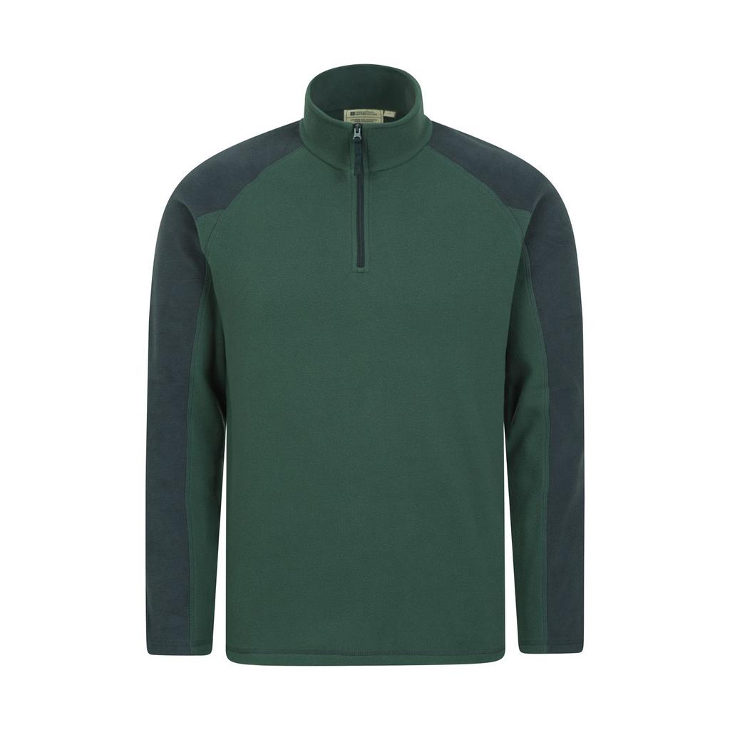 Mountain Warehouse Mens Ashbourne II Half Zip Fleece Top